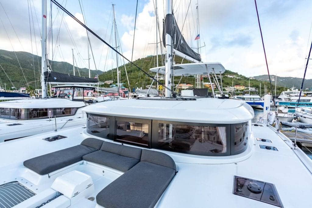 'As You Wish' at the Nanny Cay Marina in BVI, the best marina to start your charter