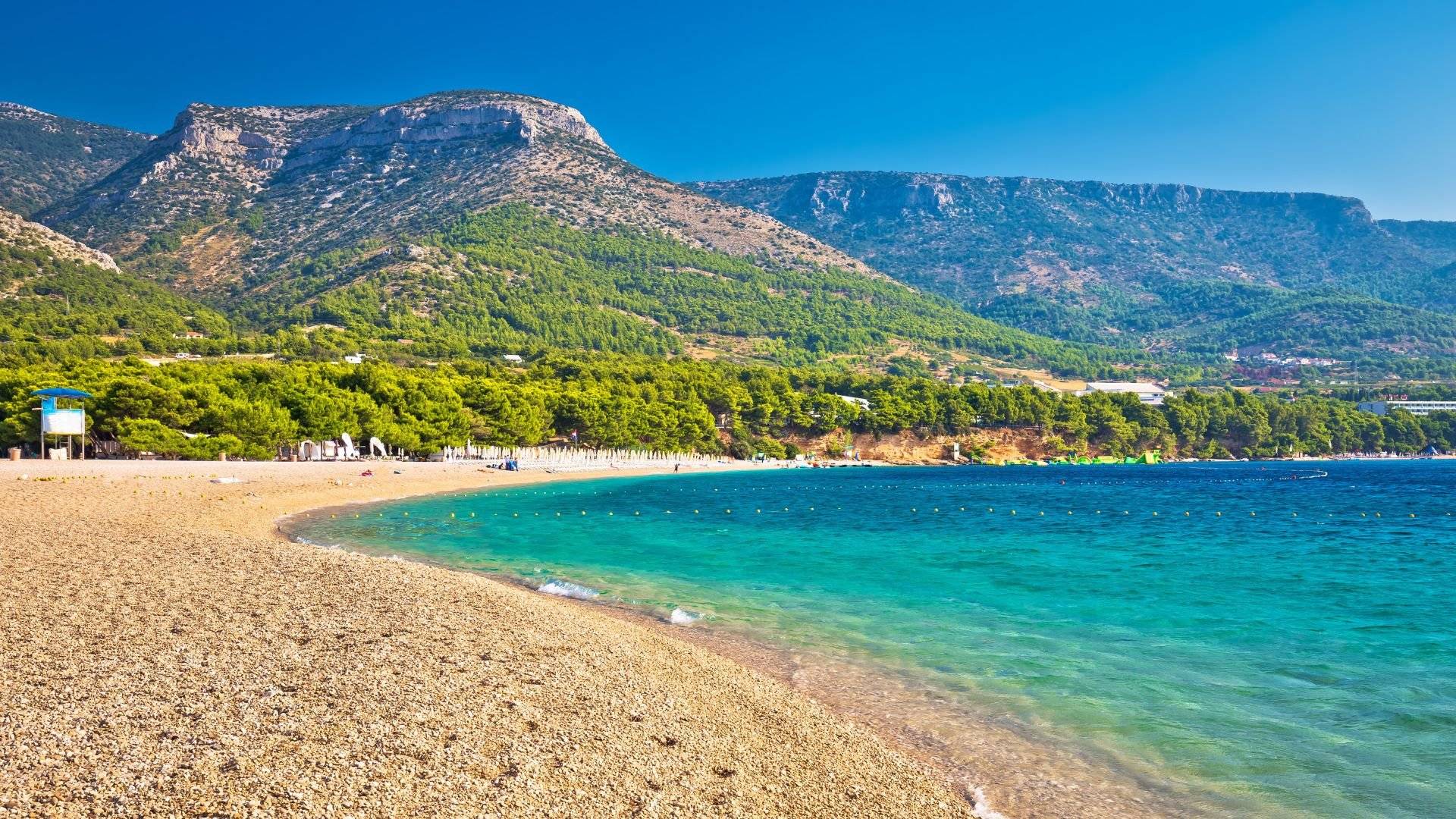 Zlatni Rat, the beach that shifts shape with the currents — one of Brač's signature views.