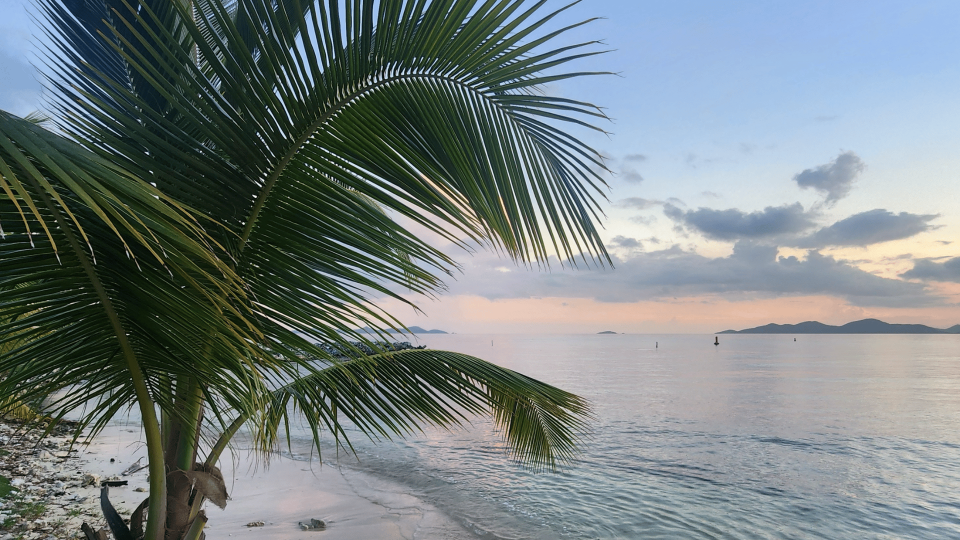 Evening vibes at Nanny Cay