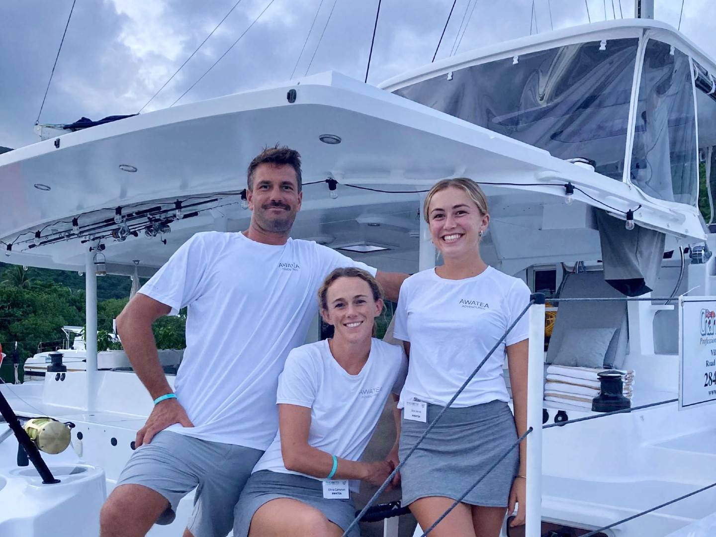 It's a family affair aboard Awatea, a Balance 63