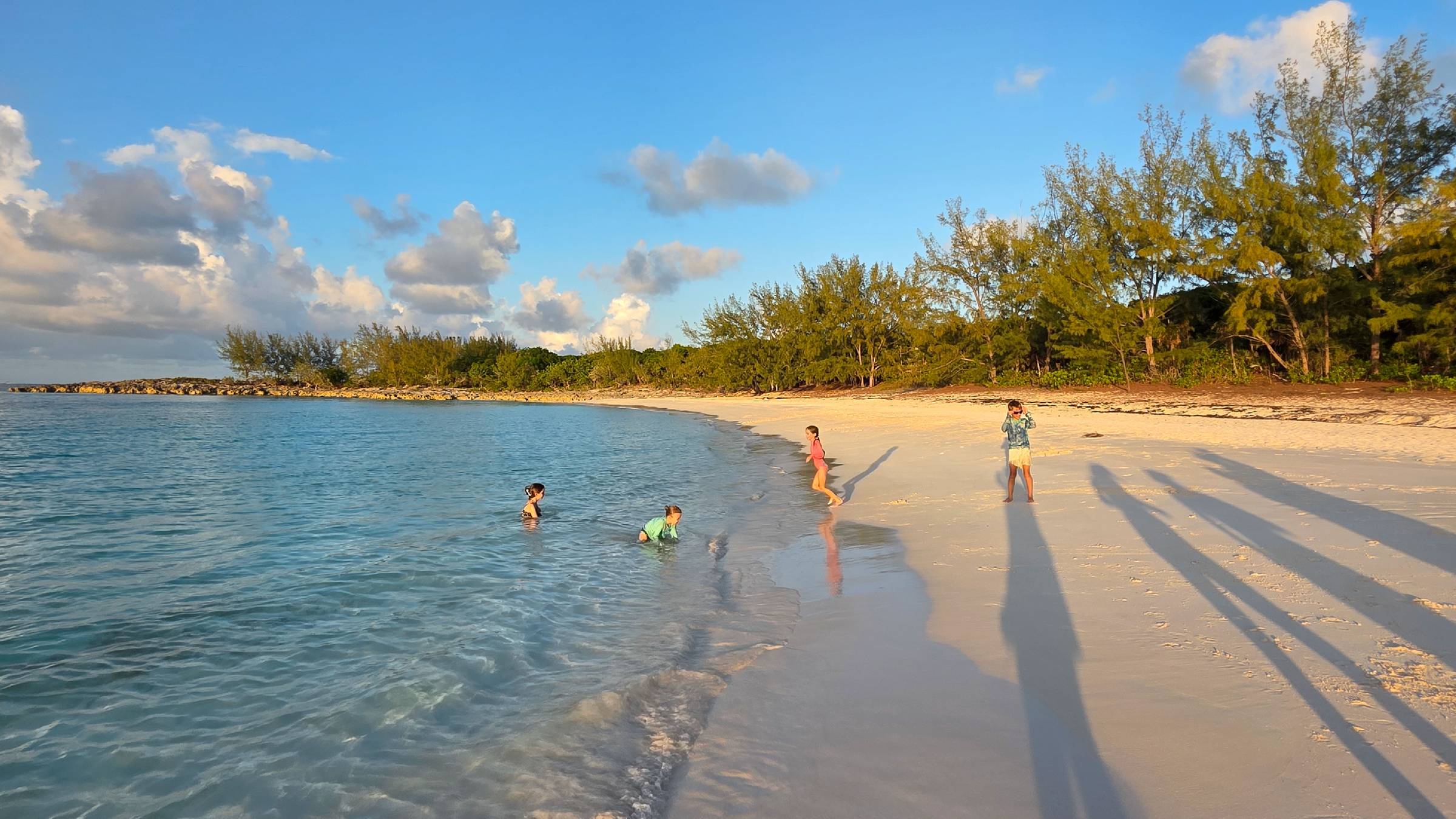 A hidden beach on the north shore of Rose Island