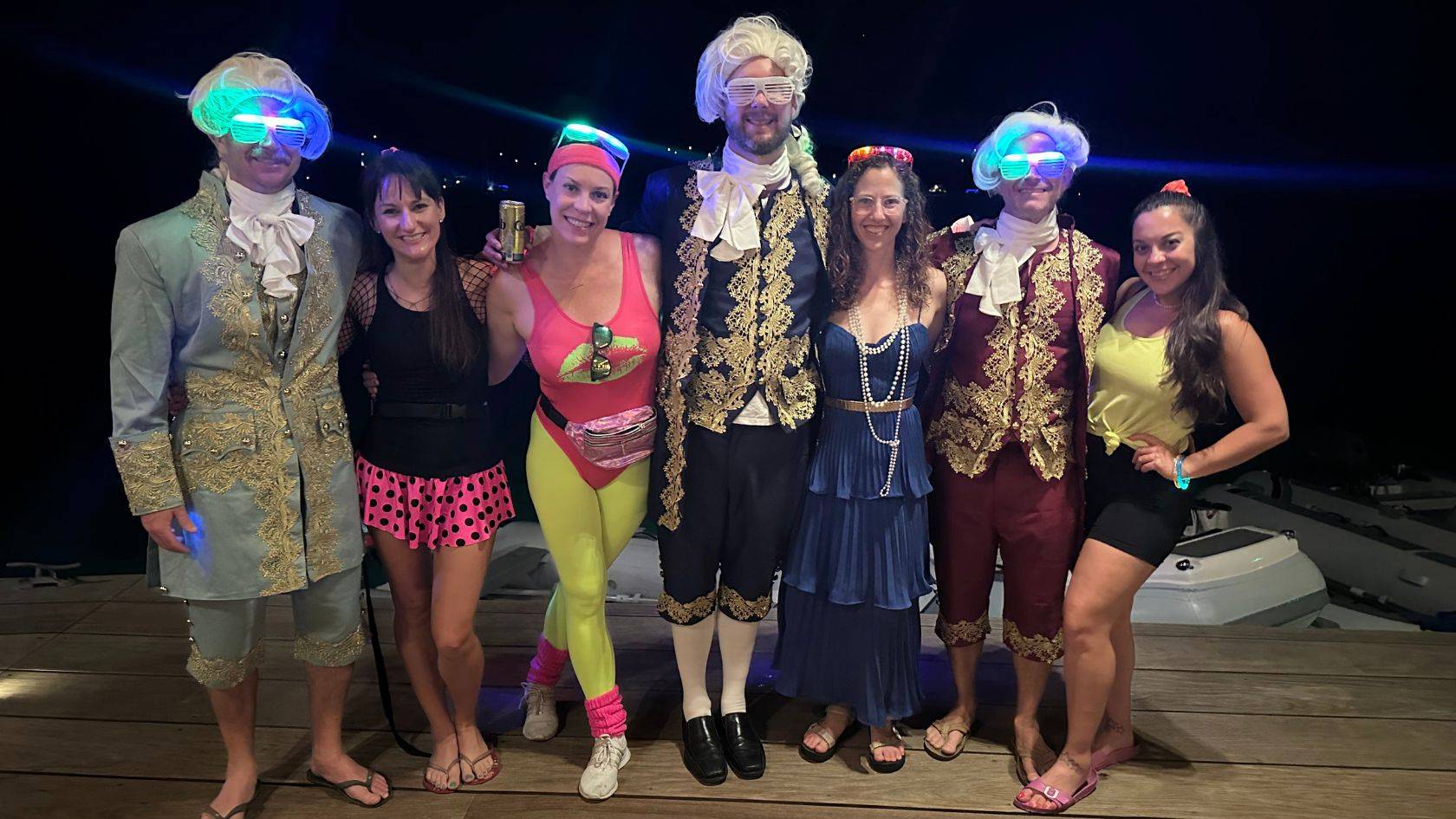 80s Night at Saba Rock during our May 2024 trip