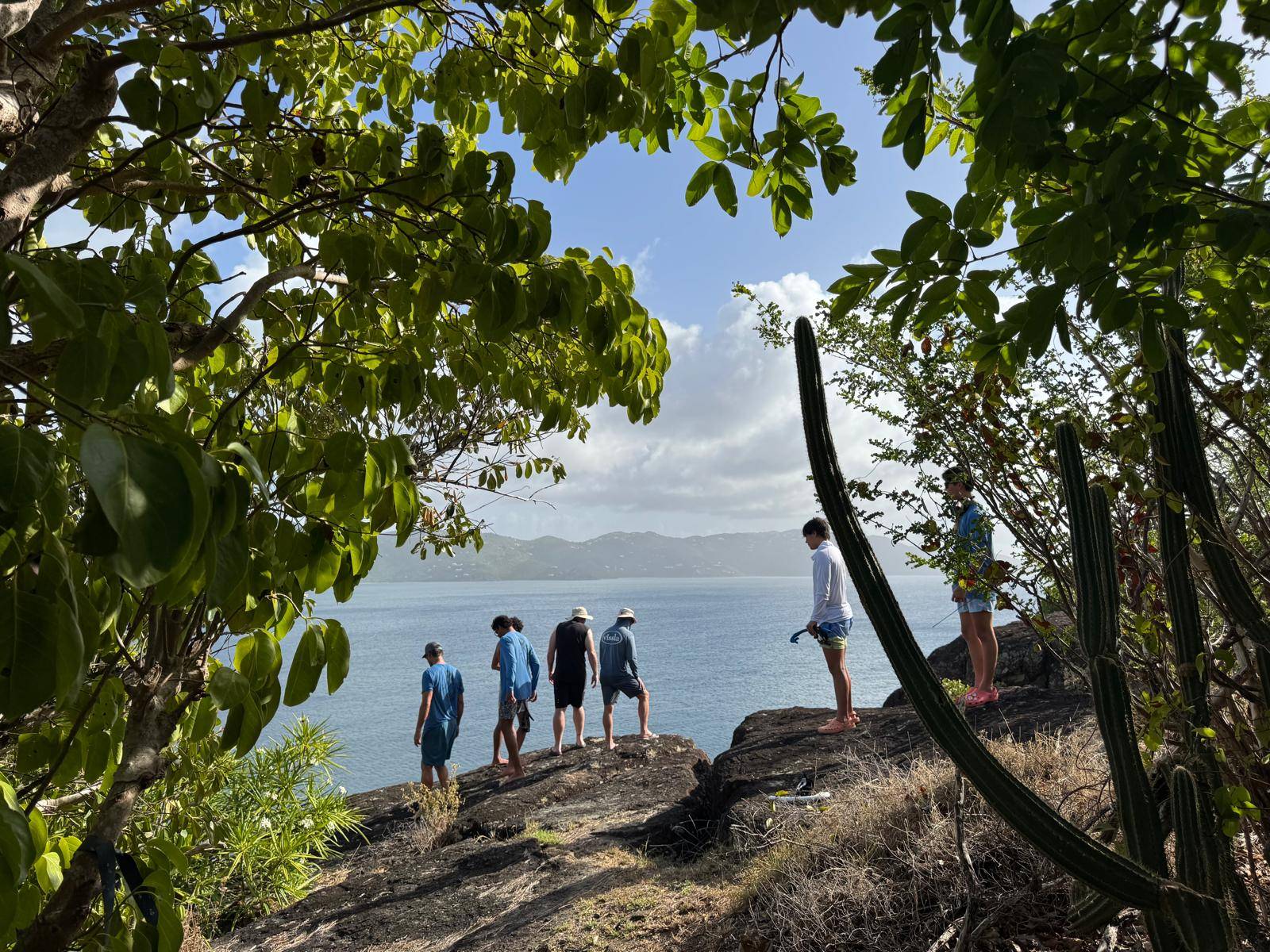 Our guests exploring the BVI during their unforgettable adventurous charter aboard Awatea.