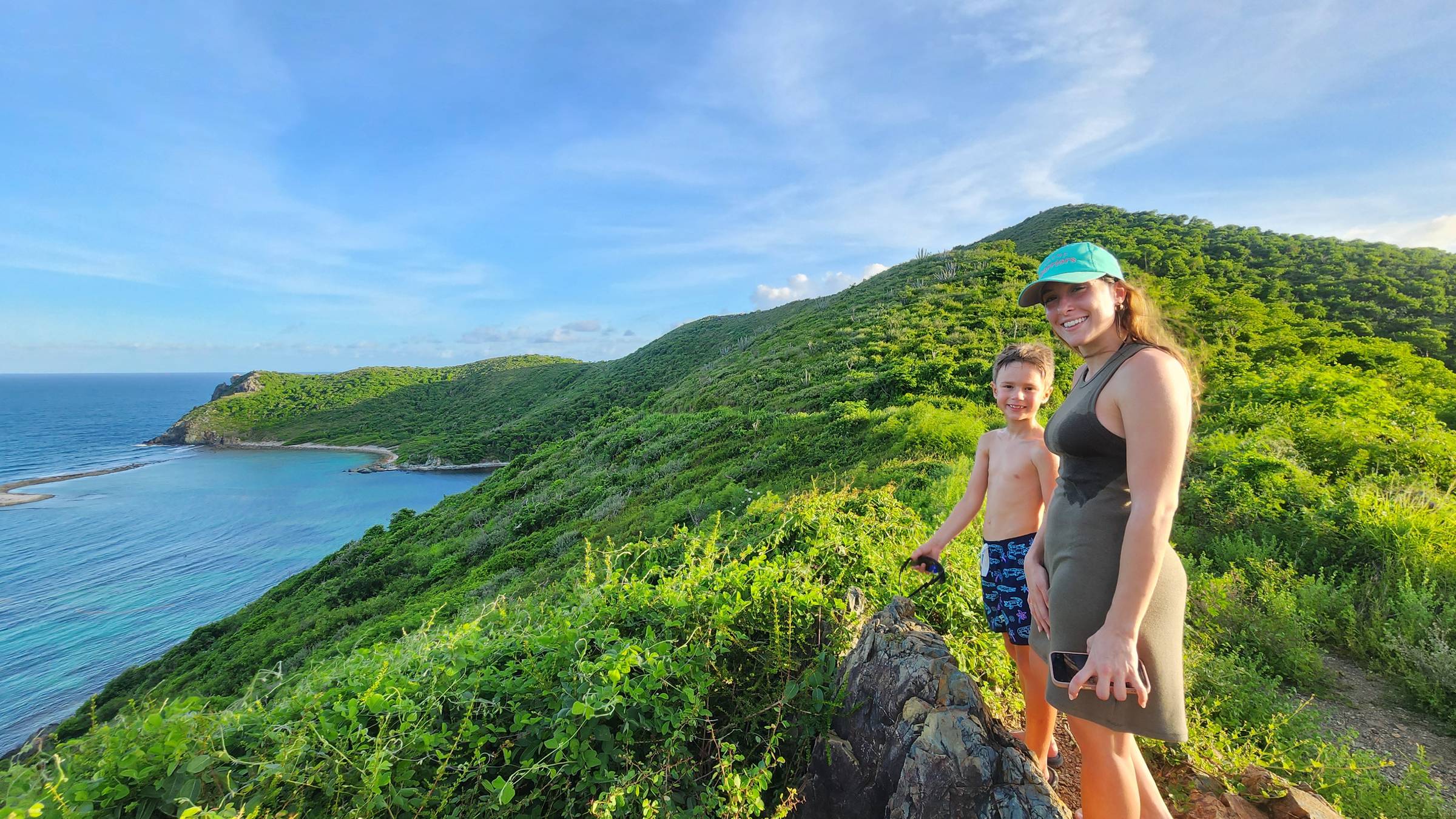 Hiking on Norman Island