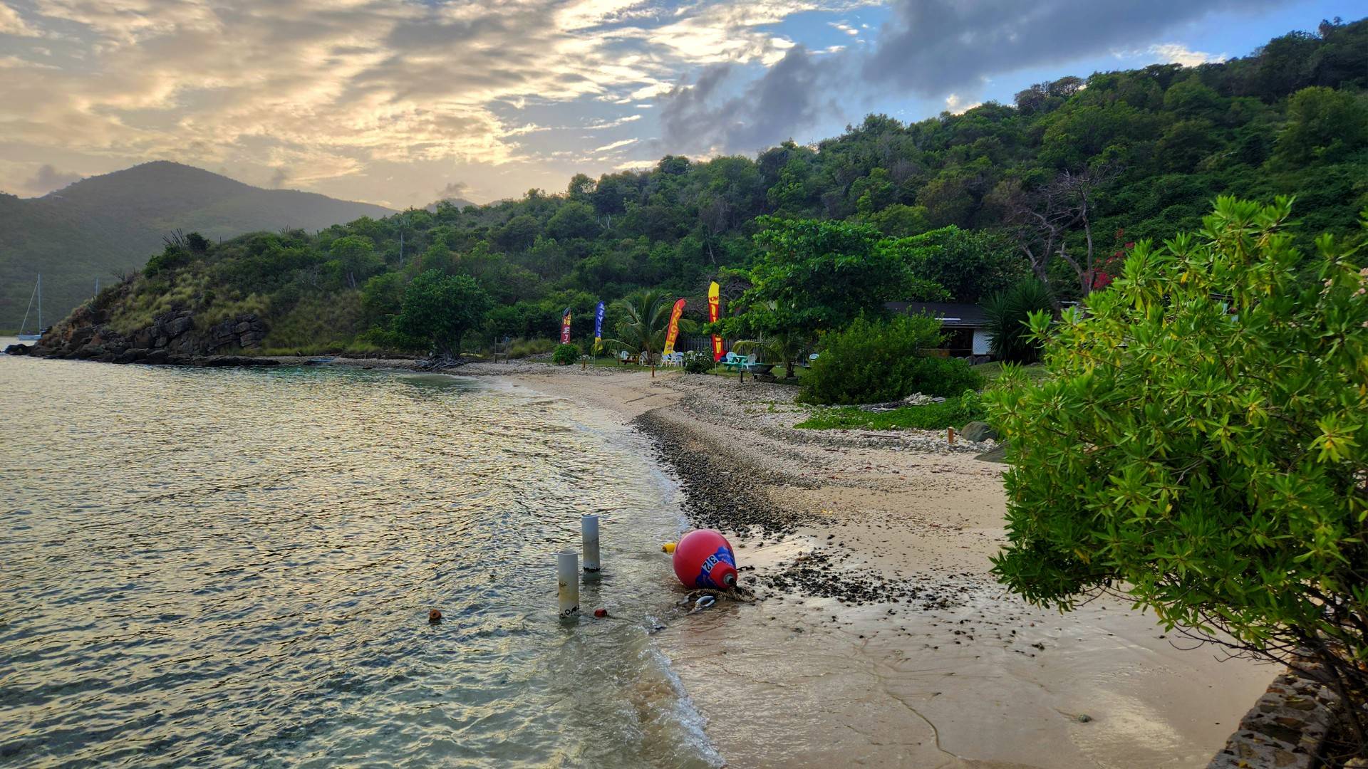It’s hard to beat a late-afternoon Carib, watching the world slow down at B-Line
