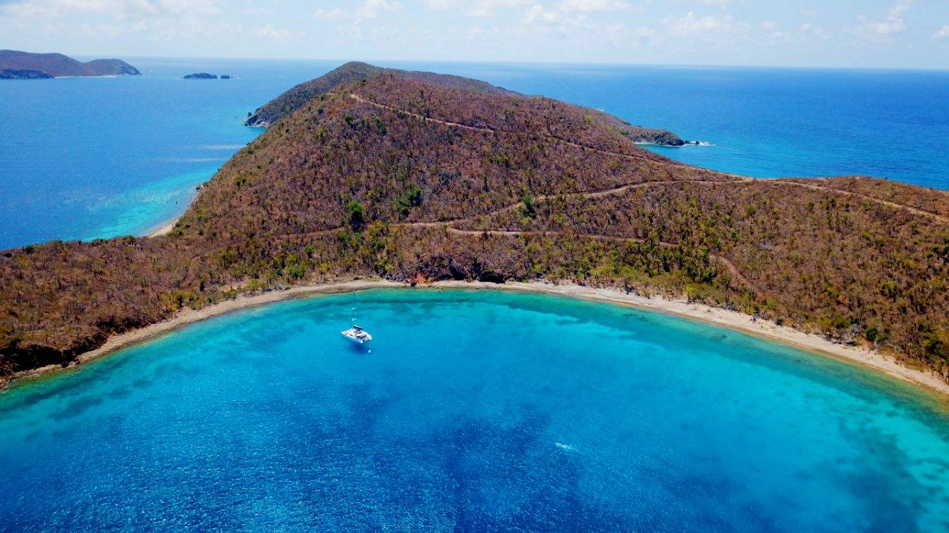 You probably can't find this type of solitude at Benures Bay anymore