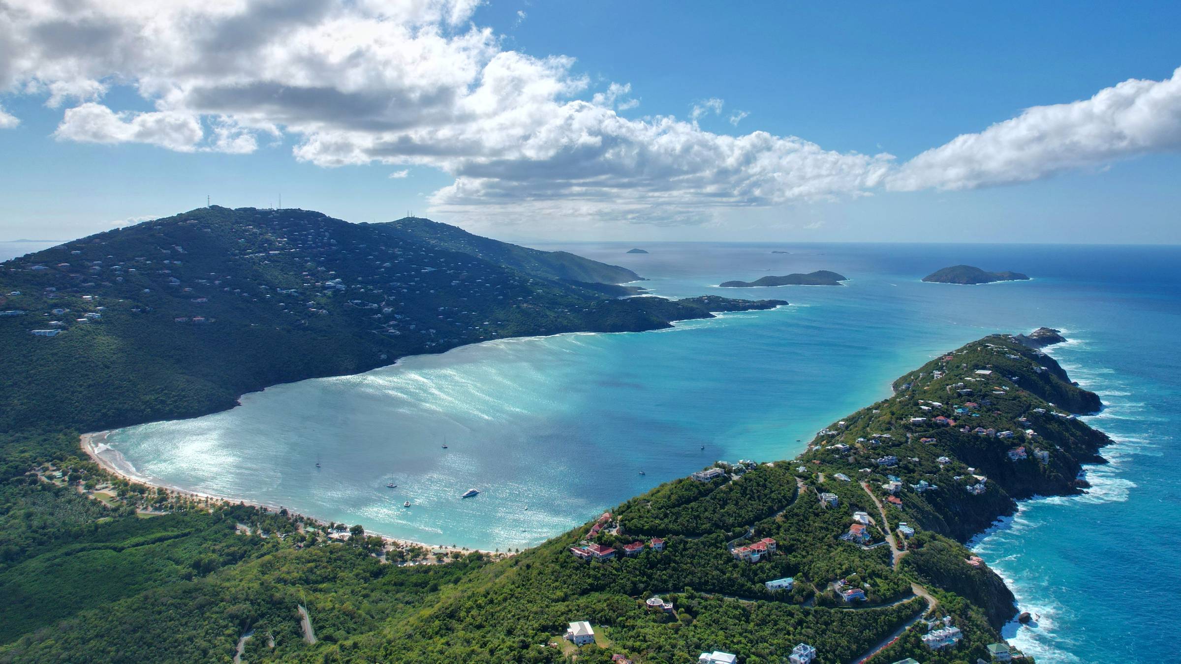 Picture-perfect day over Magens Bay