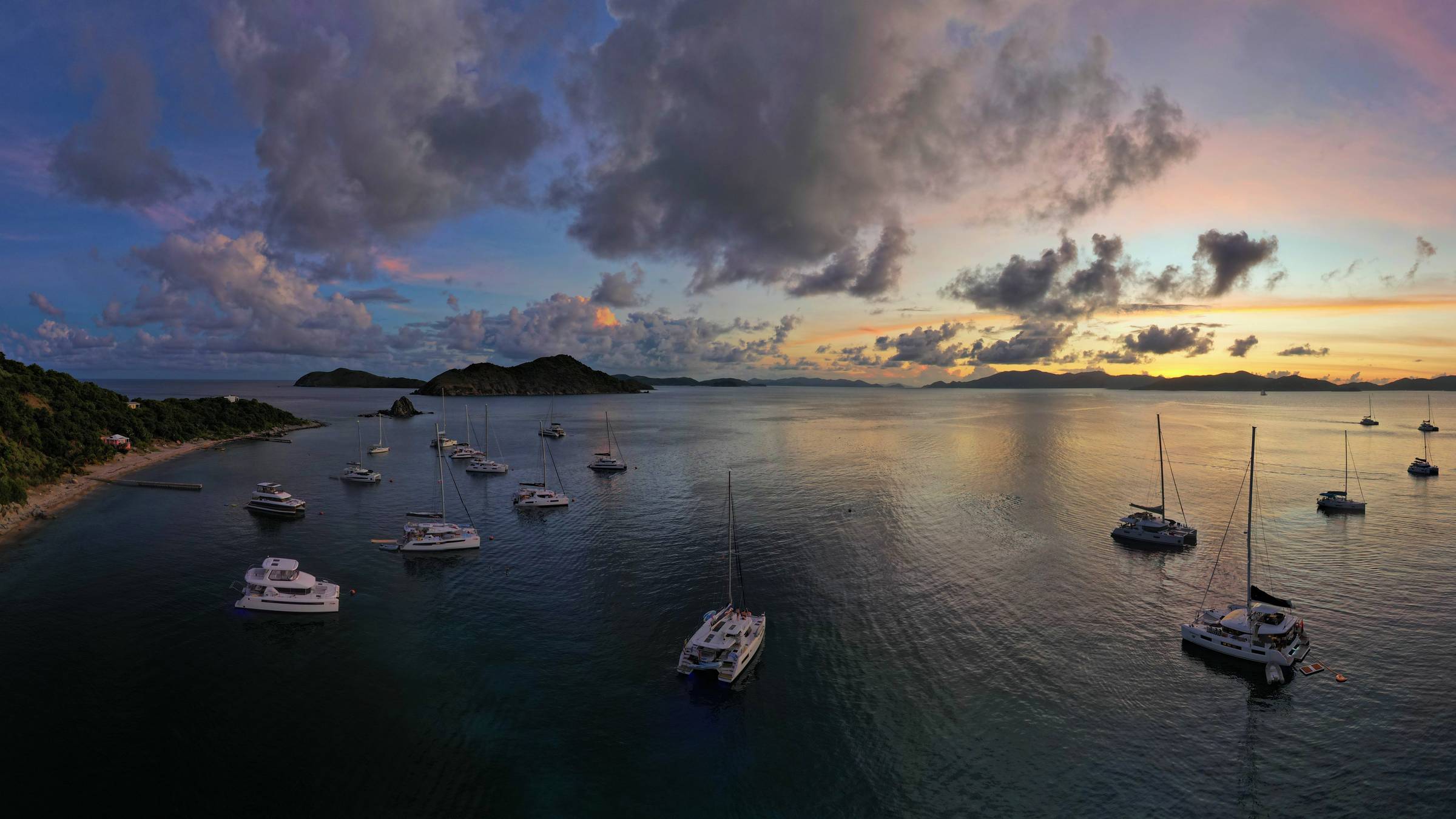 Cooper Island sunset