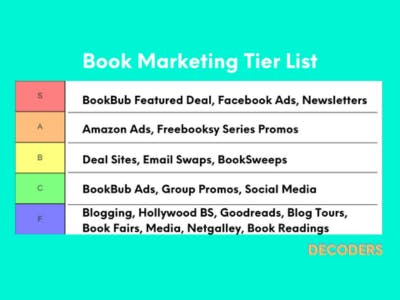 book marketing tier list by decoders