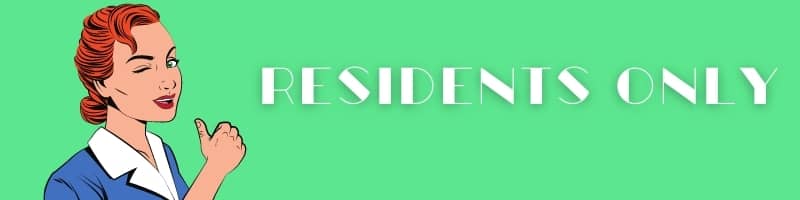 Residents only email header