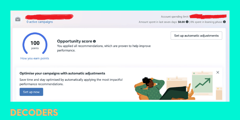automatic adjustments disactivated Facebook Ads decoders