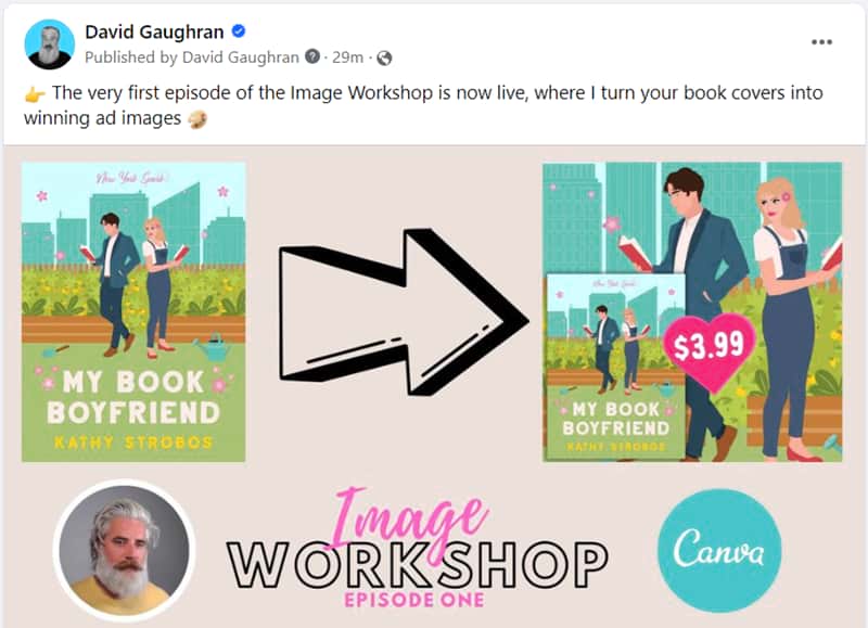 Image Workshop Facebook launch post