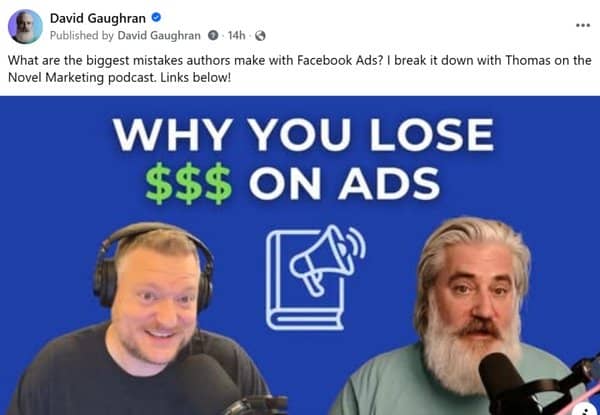 novel marketing podcast links