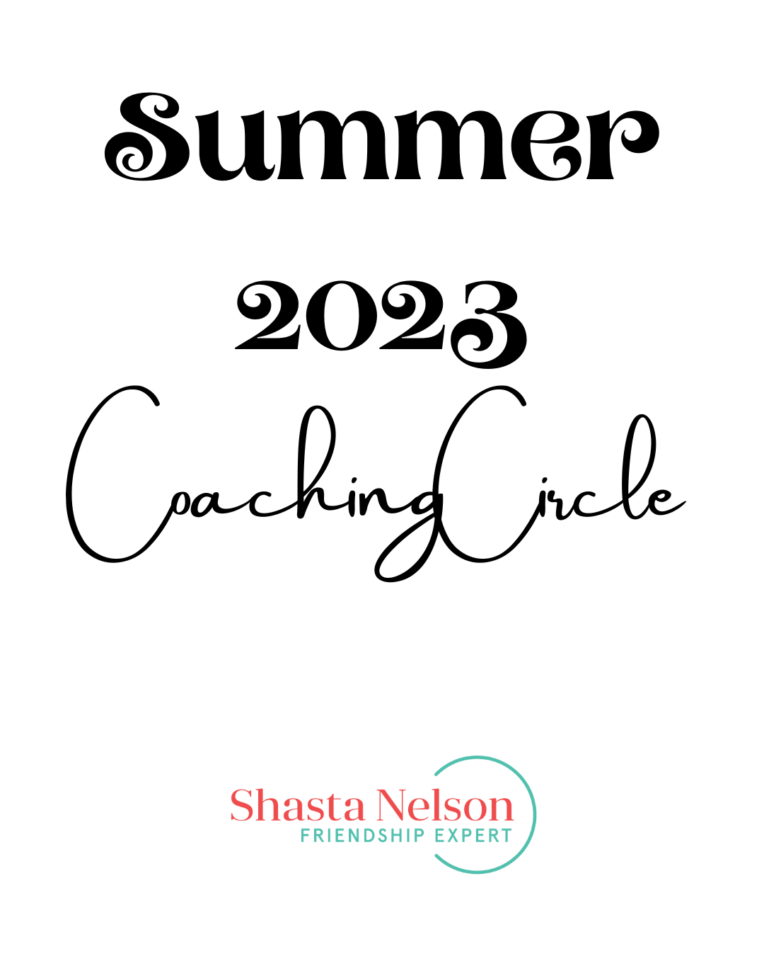 Summer 2023 Coaching Circle