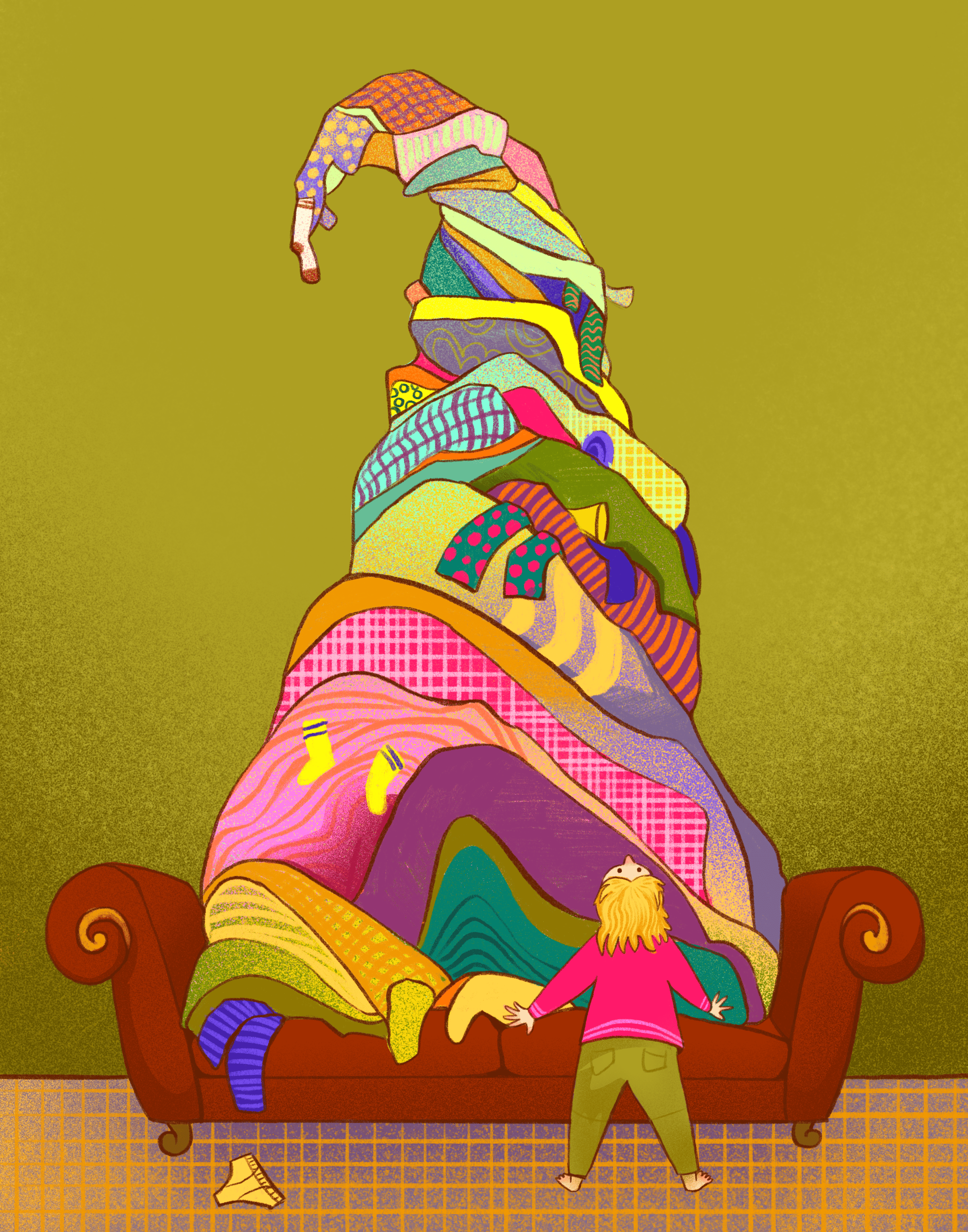 Illustration Sneak Peak- Dani's Adventure In Laundry Land