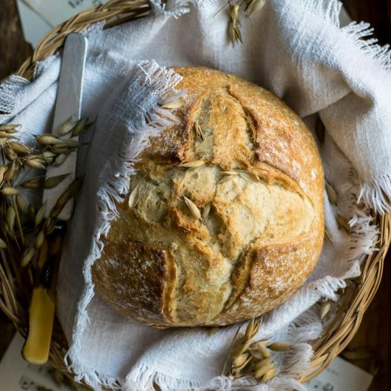 baked pastry on white textile