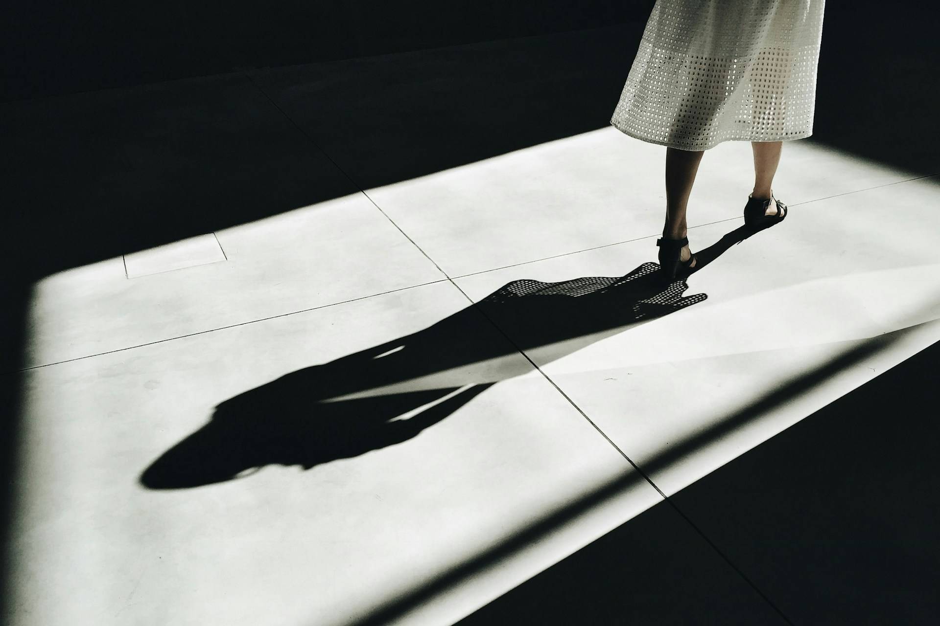 shadow of a woman entrepreneur