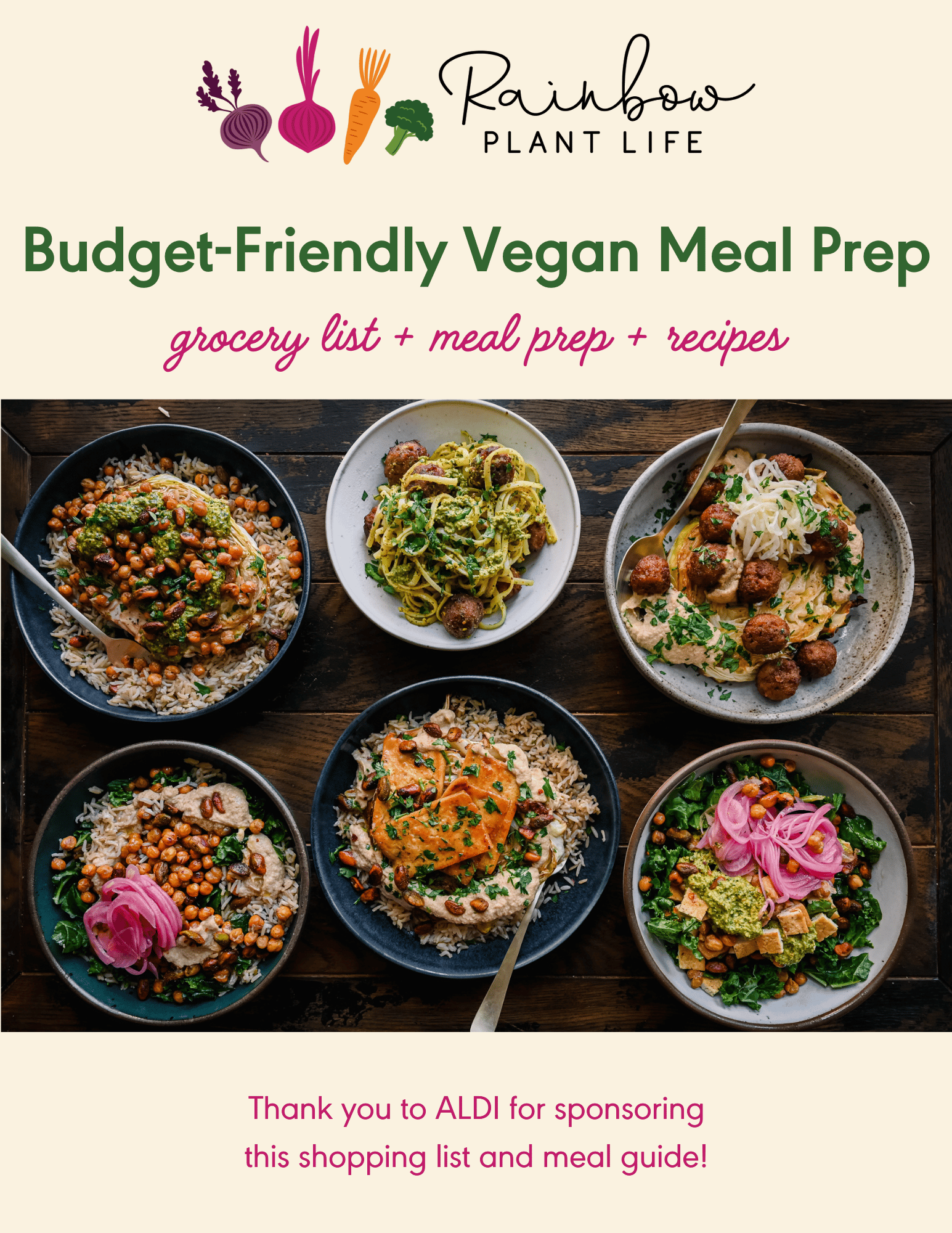 vegan meal prep order