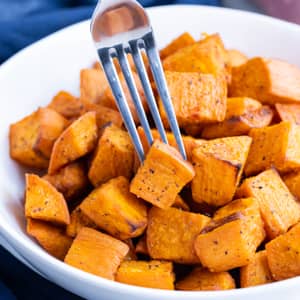 Sweet Potato Cubes