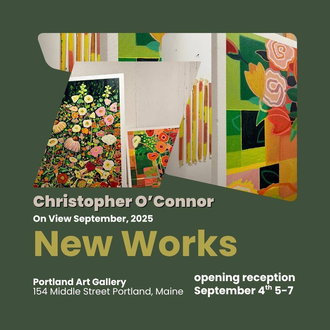 Ad for artist Christopher O'Connor art show