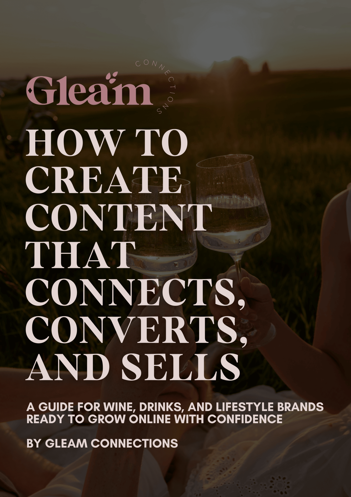 Wineglass sits overlooking a scenic lake view.