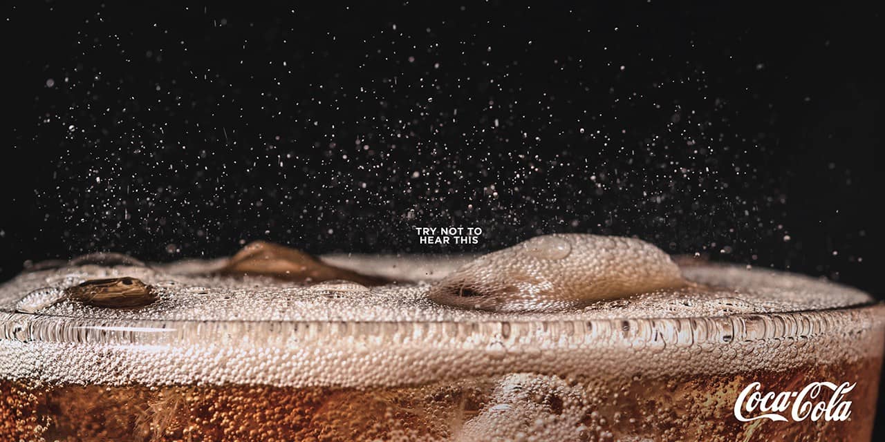 Coca-Cola Print Ad - Try not to hear this! - Campaigns of the World