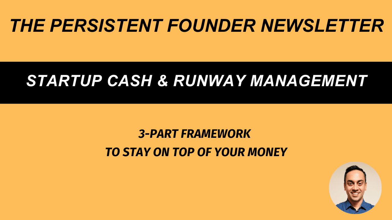 how to manage your startup's cash and runway