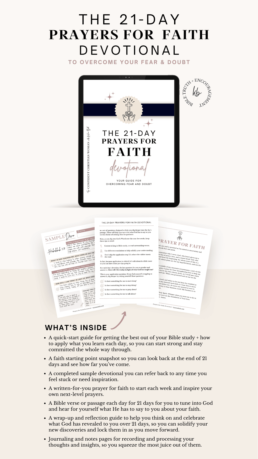 Prayers for Faith Devotional