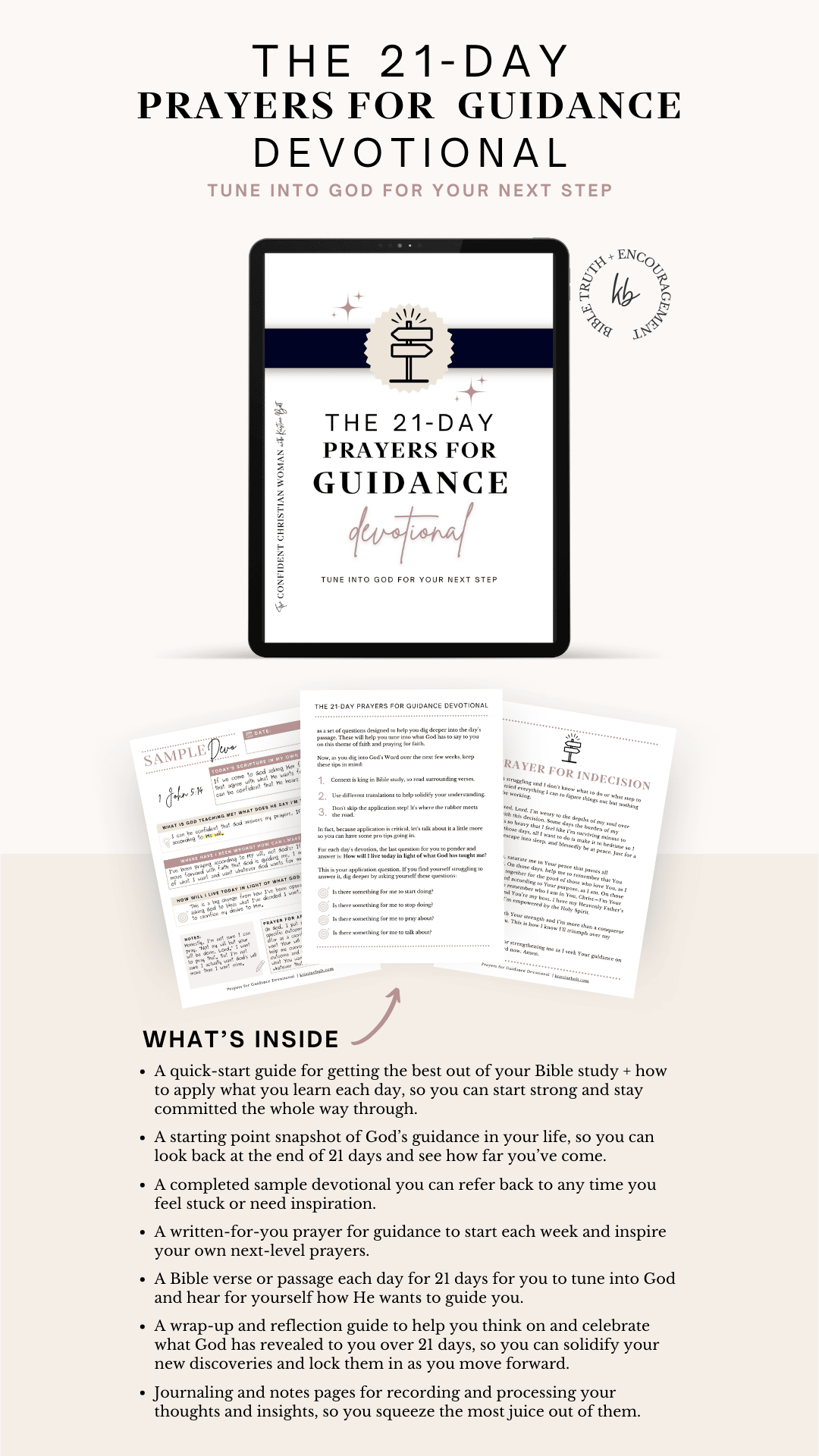 Prayers for Guidance Devotional