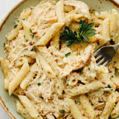 Olive Garden Crockpot Chicken Pasta