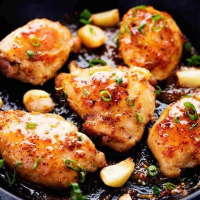 Honey Dijon Garlic Chicken