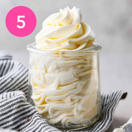 Stabilized Whipped Cream