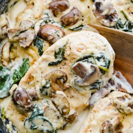 Creamy Parmesan Mushroom Chicken