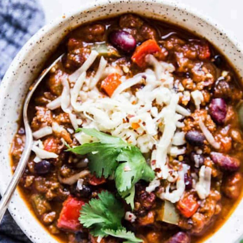 Slow Cooker Pumpkin Chili