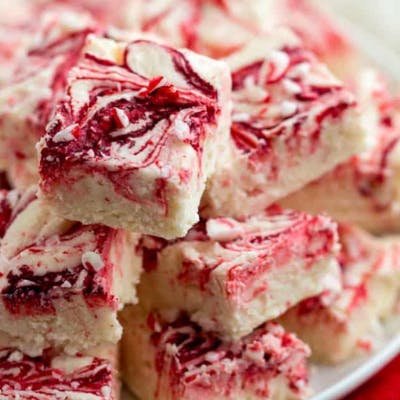 Peppermint Swirl Fudge