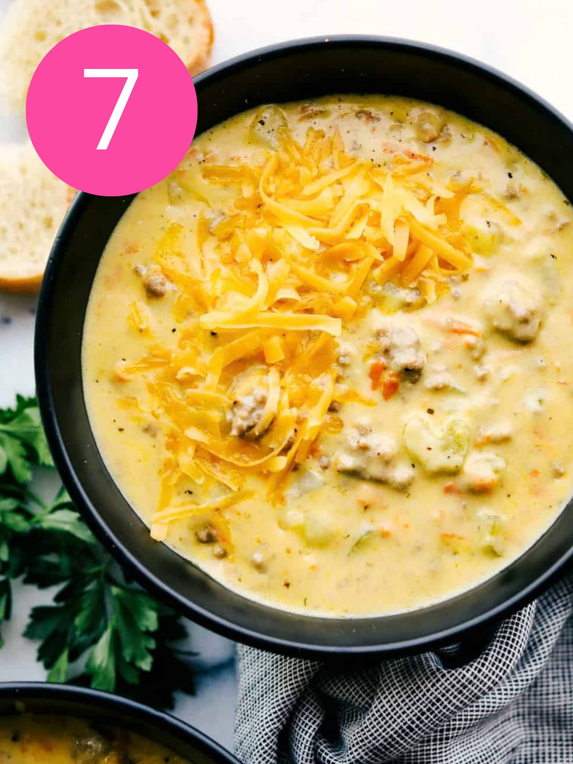 Award Winning Cheeseburger Soup