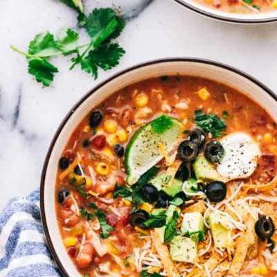 8 Can Chicken Taco Soup