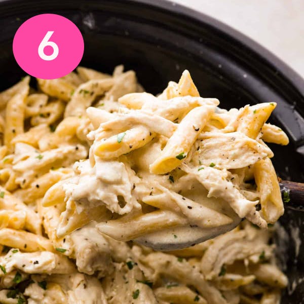 Crockpot Chicken Alfredo