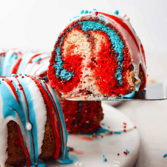 Firework Bundt Cake