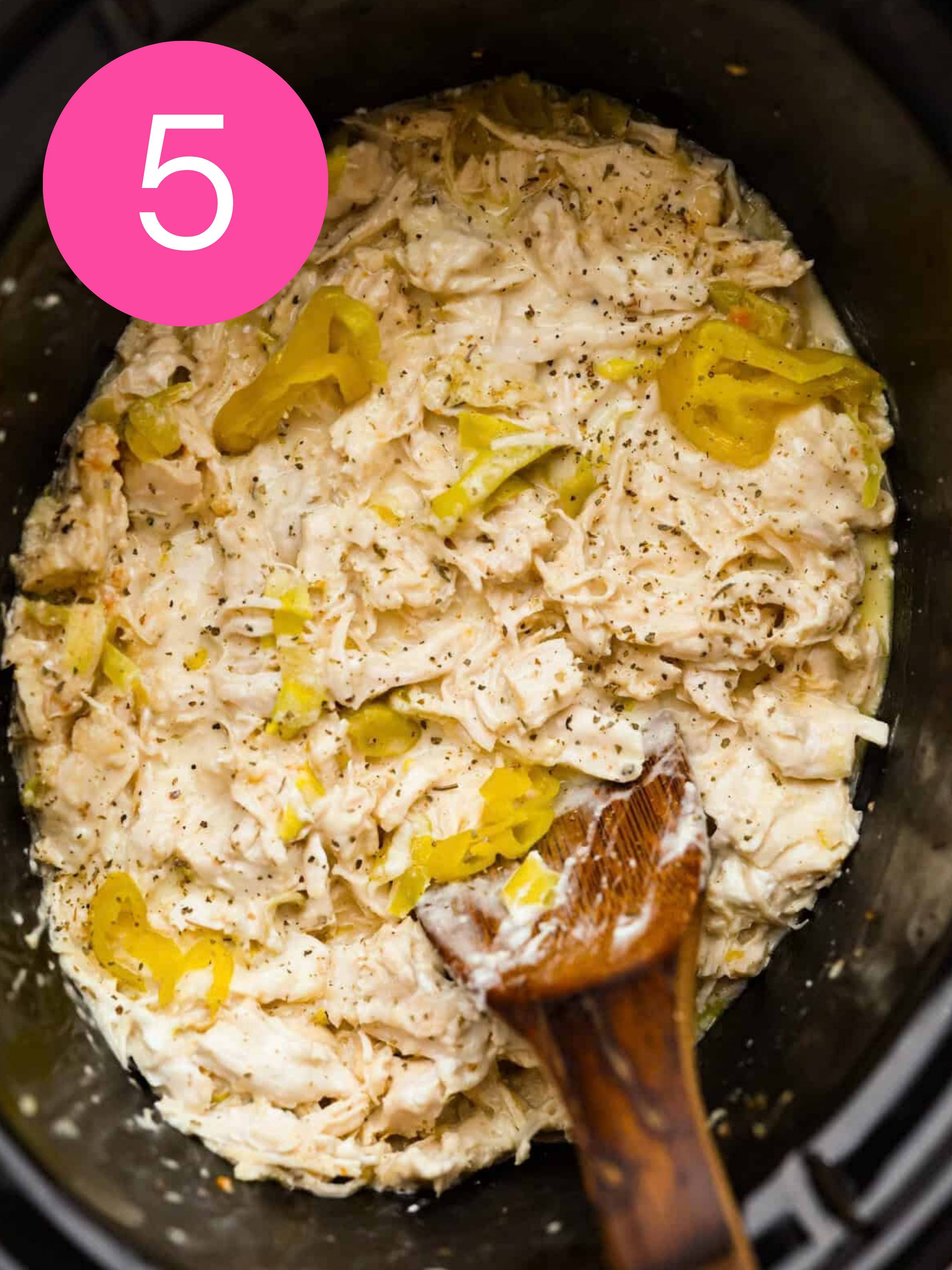 Crockpot Italian Grinder Chicken