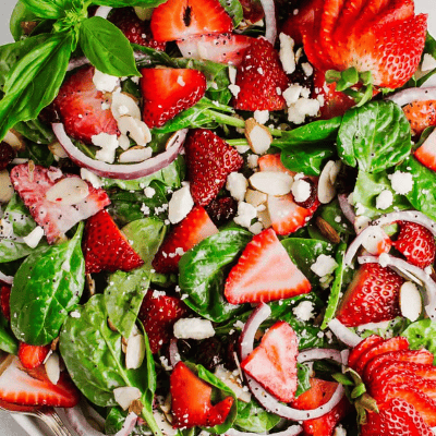 Strawberry Spinach Salad