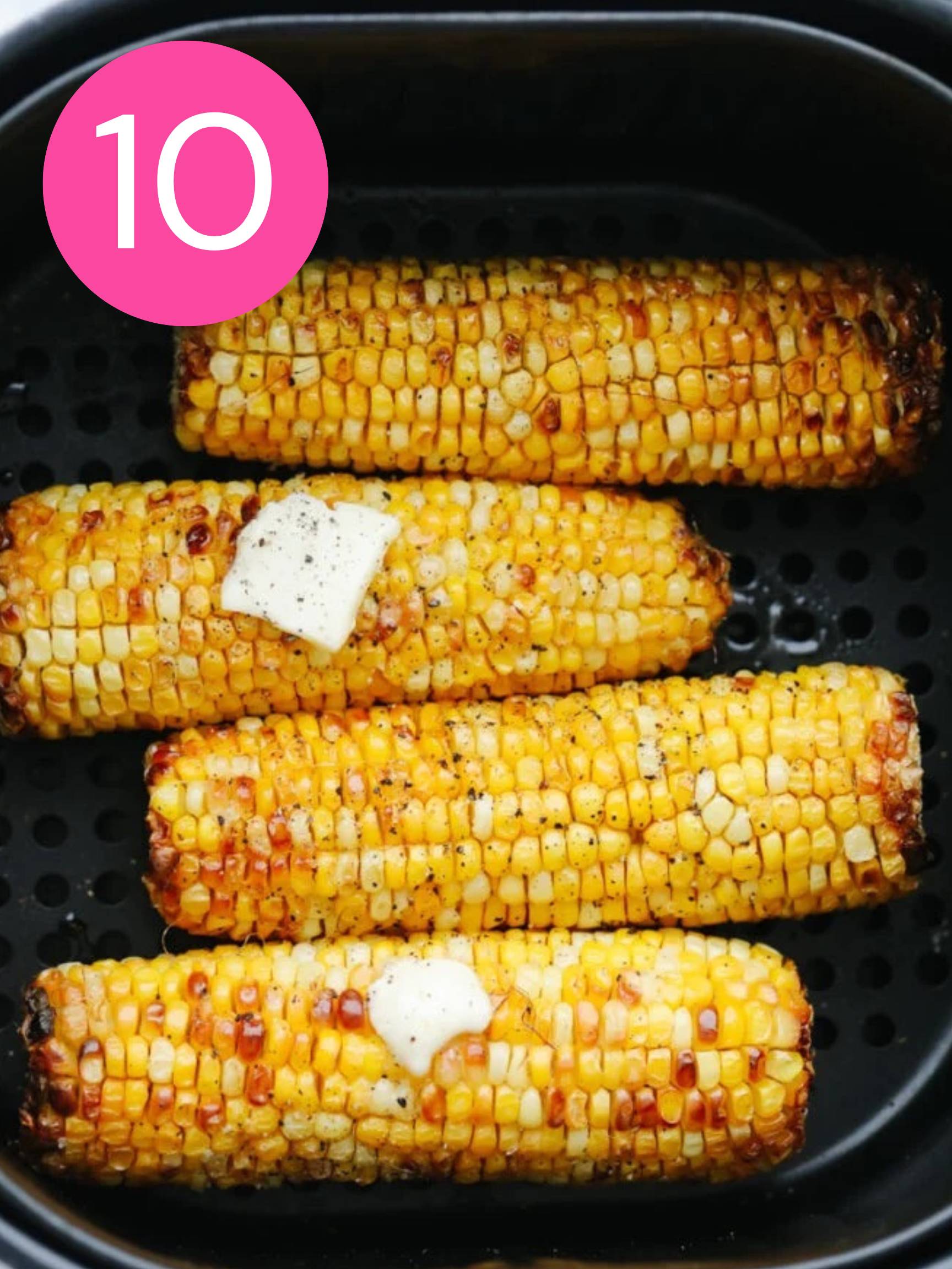 AIR FRYER CORN ON THE COB