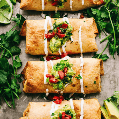 Homemade Chimichangas
