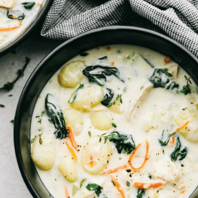 Olive Garden Creamy Chicken Gnocchi Soup Copycat