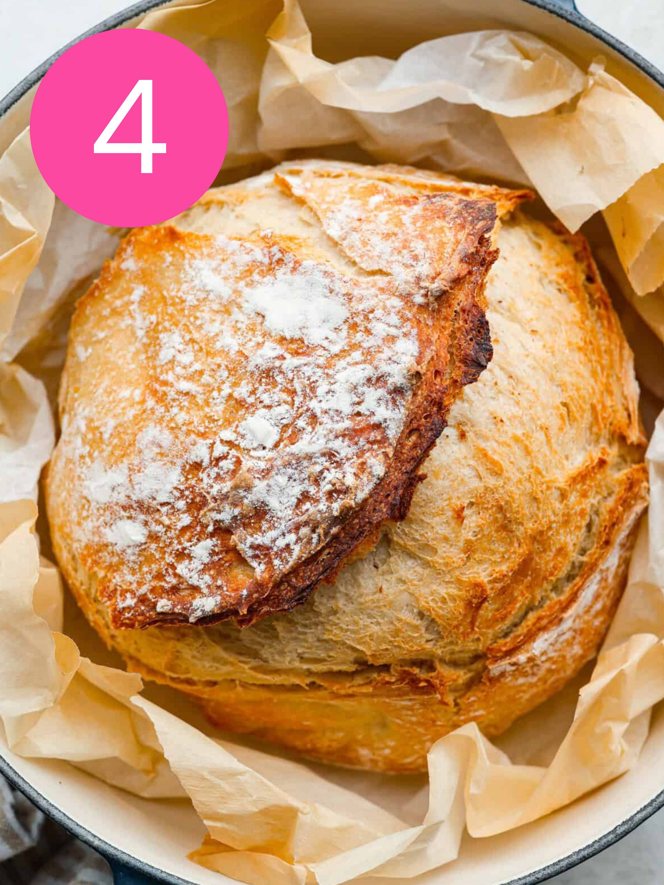 4 Ingredient Artisan Bread