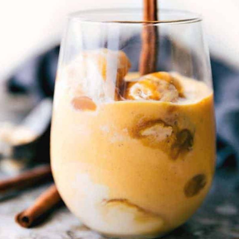 Homemade Pumpkin Spice "Latte" Float