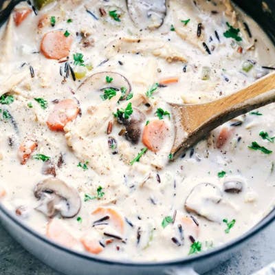 Creamy Turkey Wild Rice Soup