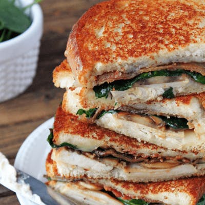 Grilled Turkey Florentine Sandwich