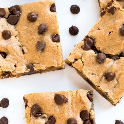 Peanut butter chocolate chip bars.