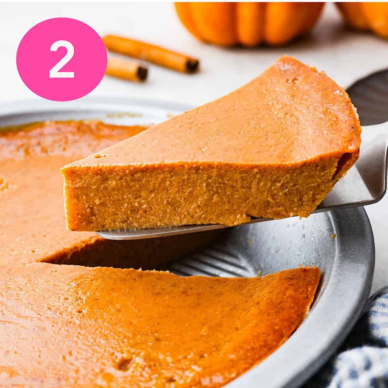 Crustless Pumpkin Pie